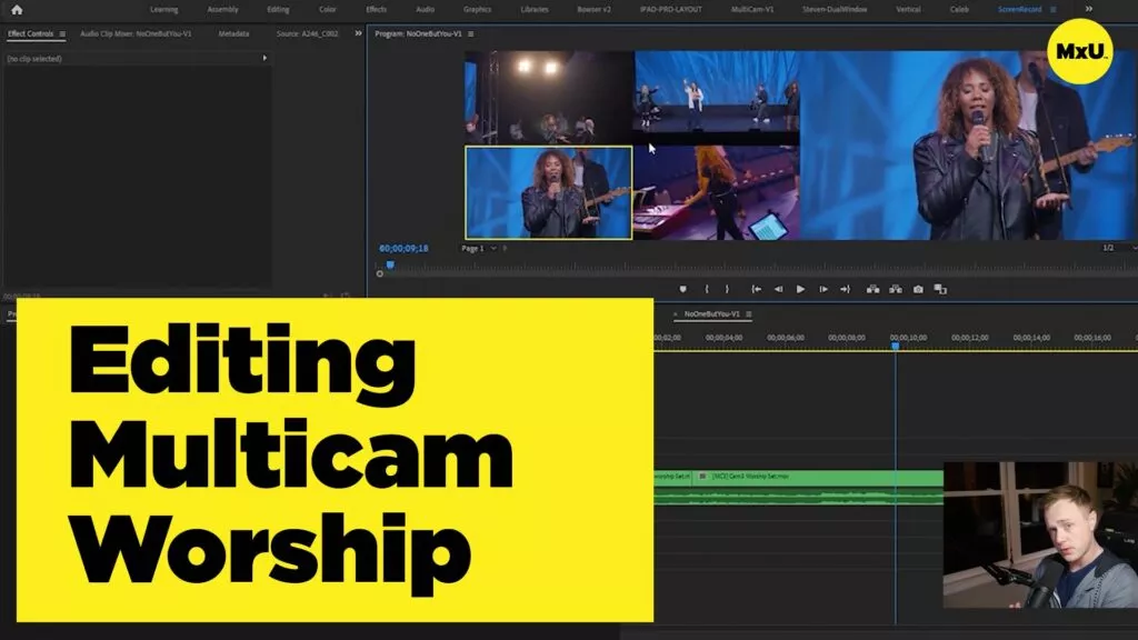 Editing Multicam Worship