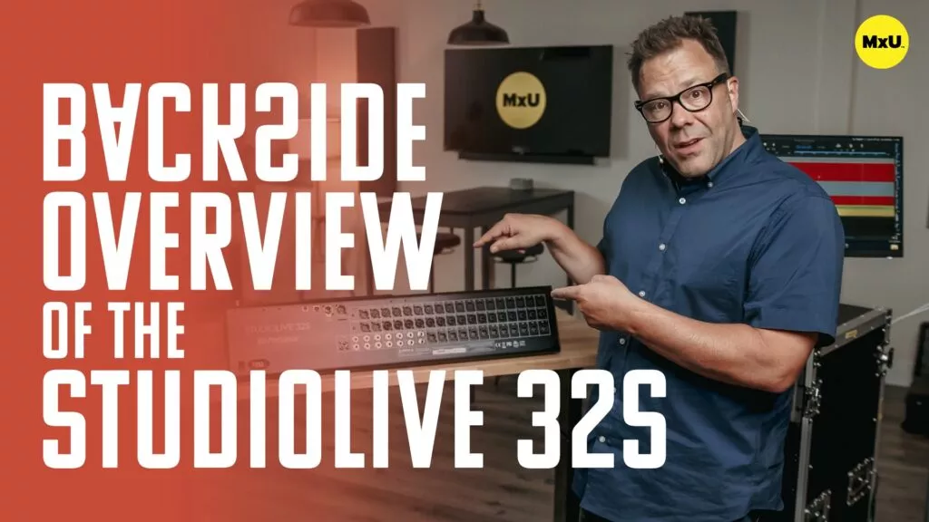 Backside Overview of the StudioLive 32S