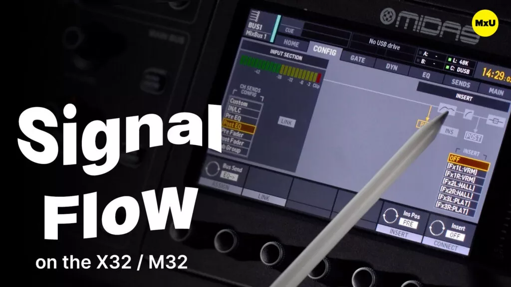 Signal Flow on the X32 / M32