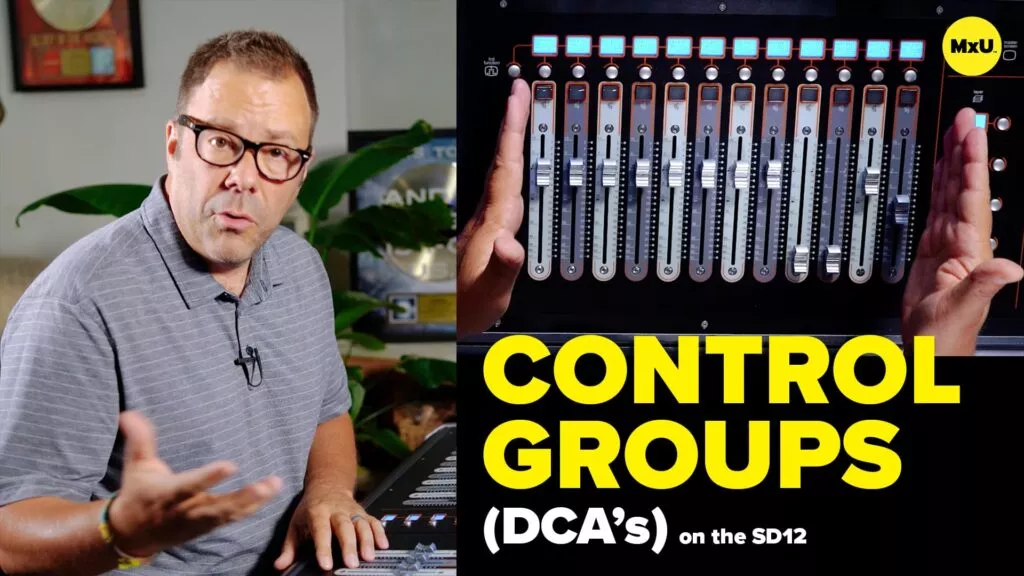 Control Groups (DCA’s) on the SD12